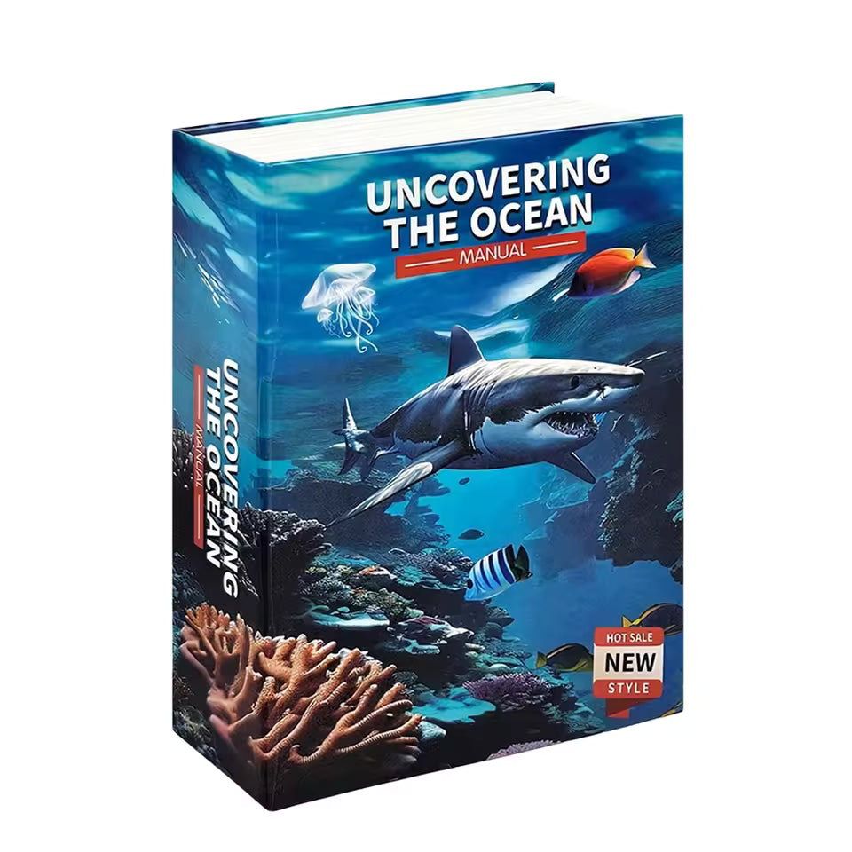 SecretBook™ Combination Lock Safe – Hidden Money Vault for Kids