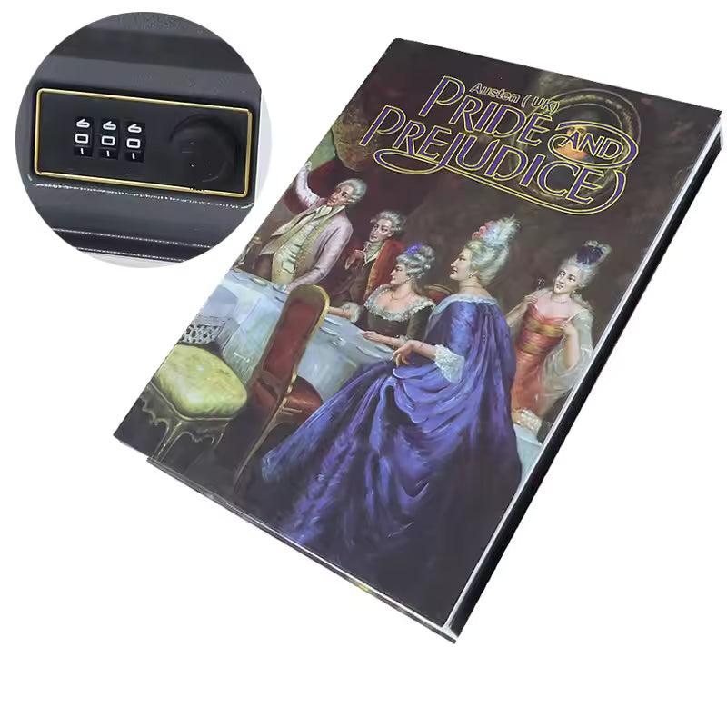 HiddenVault™ Classic Book Safe – Secret Money & Jewelry Lock Bo
