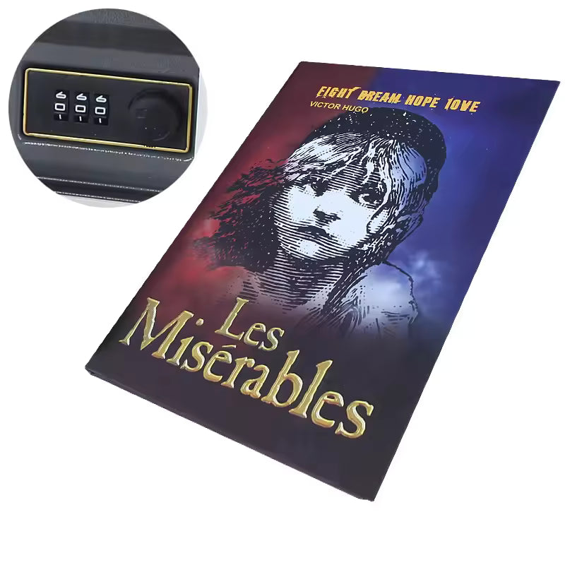HiddenVault™ Classic Book Safe – Secret Money & Jewelry Lock Bo