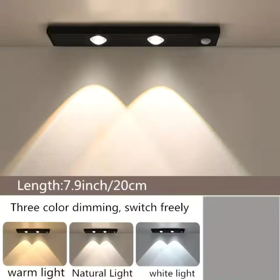 UltraSlim™ Wireless LED Motion Sensor Light – USB Rechargeable Night Lamp