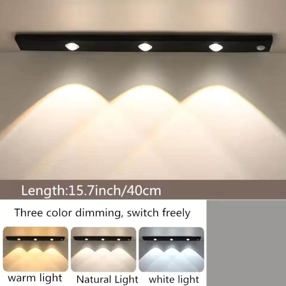 UltraSlim™ Wireless LED Motion Sensor Light – USB Rechargeable Night Lamp