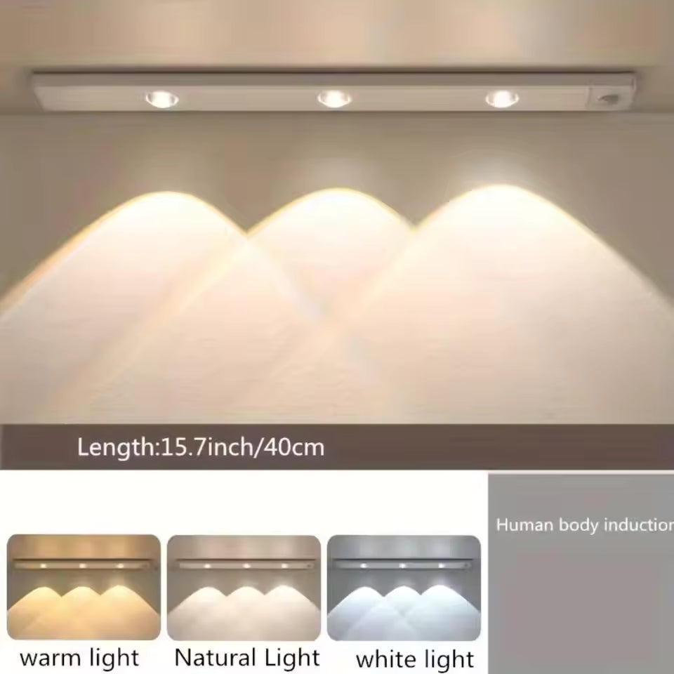 UltraSlim™ Wireless LED Motion Sensor Light – USB Rechargeable Night Lamp