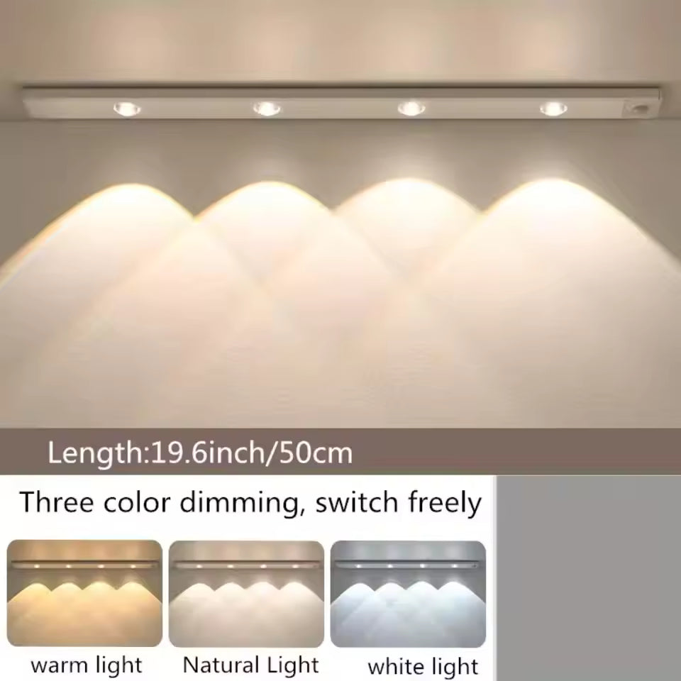 UltraSlim™ Wireless LED Motion Sensor Light – USB Rechargeable Night Lamp