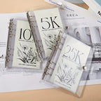 12-Month Money Saving Challenge Binder with Cash Envelopes 2.5K 5K 10K Goal
