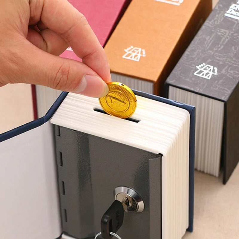 Secret Book Safe with Lock – Hidden Money Storage Box