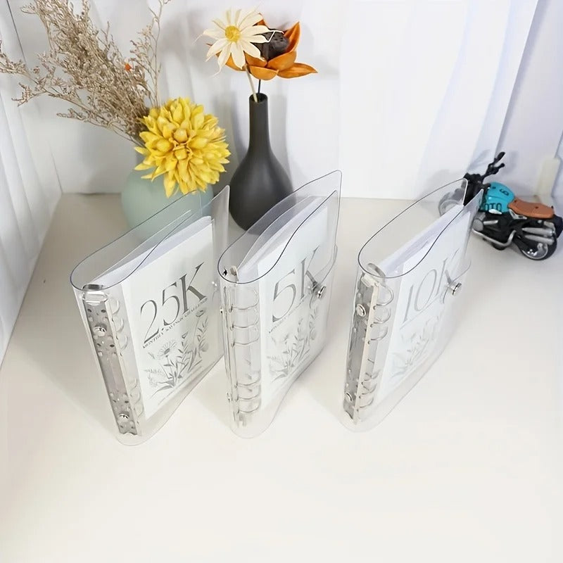 12-Month Money Saving Challenge Binder with Cash Envelopes 2.5K 5K 10K Goal