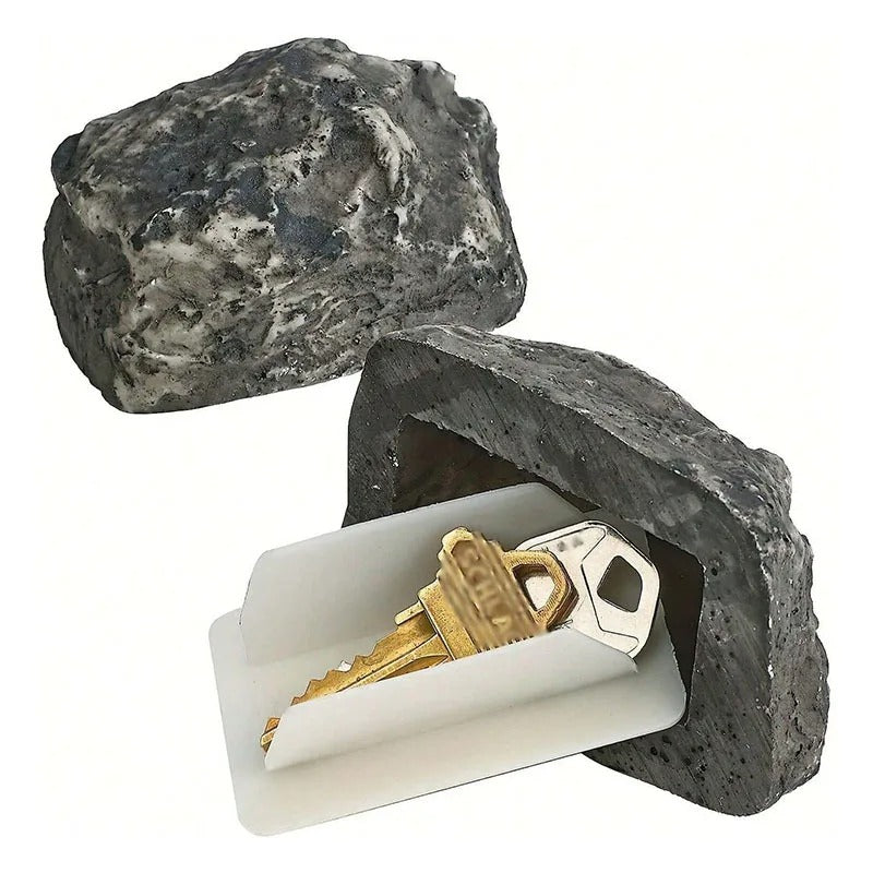 RockSafe™ Outdoor Key Hider – Hidden Garden Stone Key Box