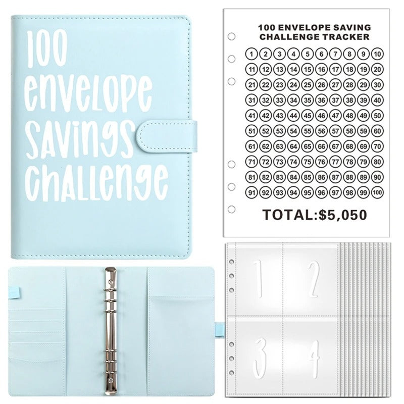 100 Envelope Savings Challenge Binder