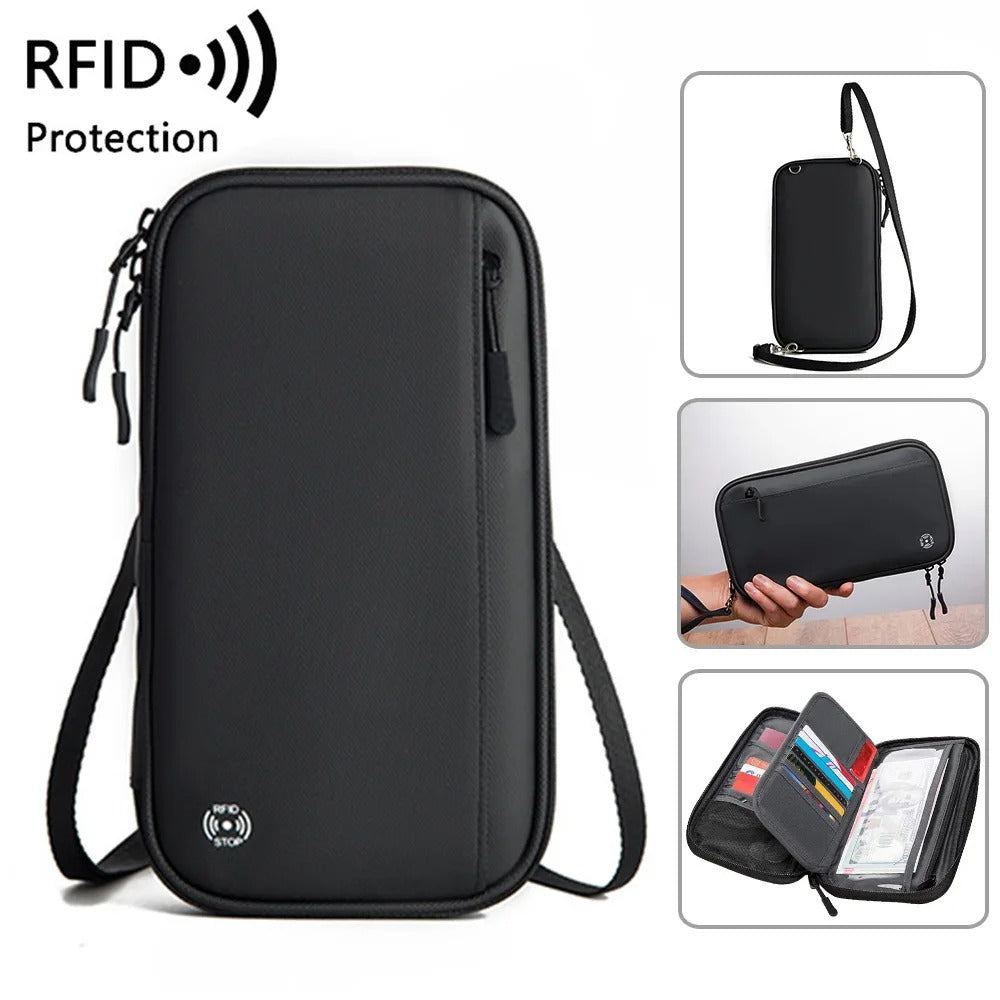 RFID-Safe Travel Passport Holder