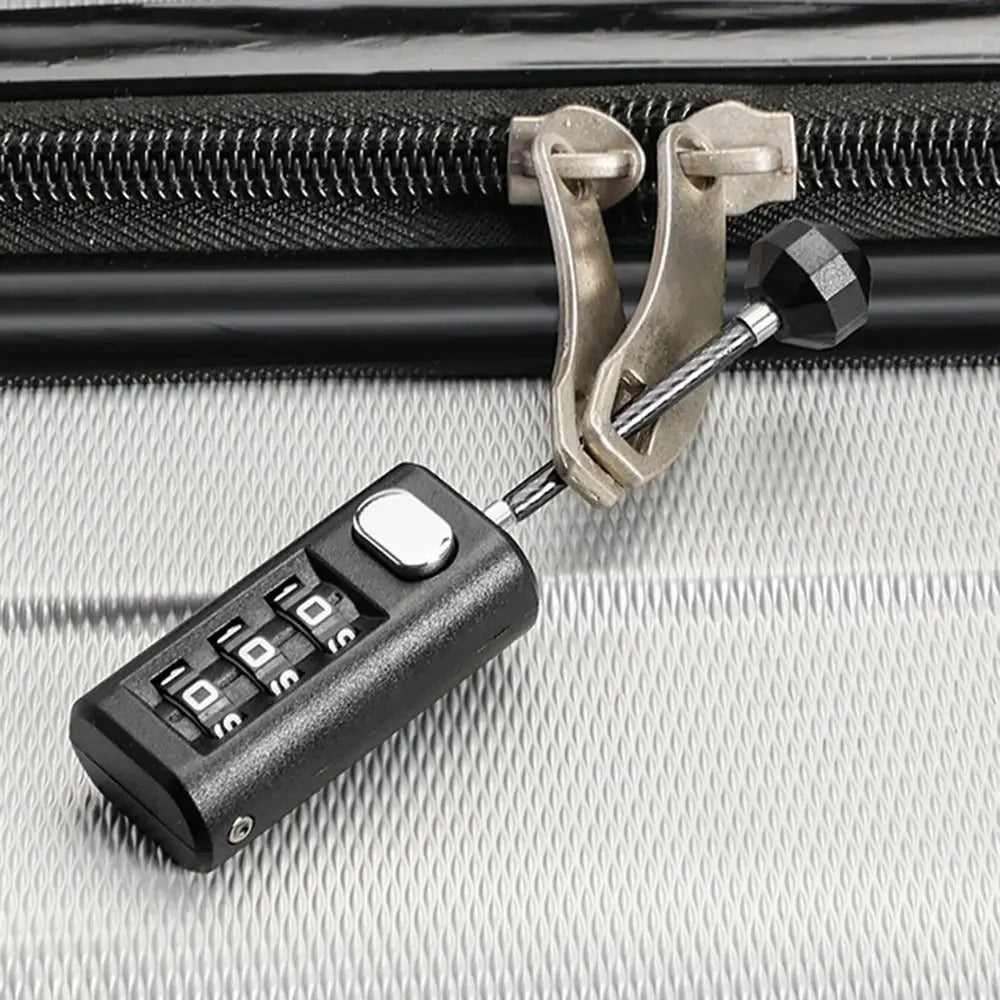 3-Digit Combination Luggage Padlock