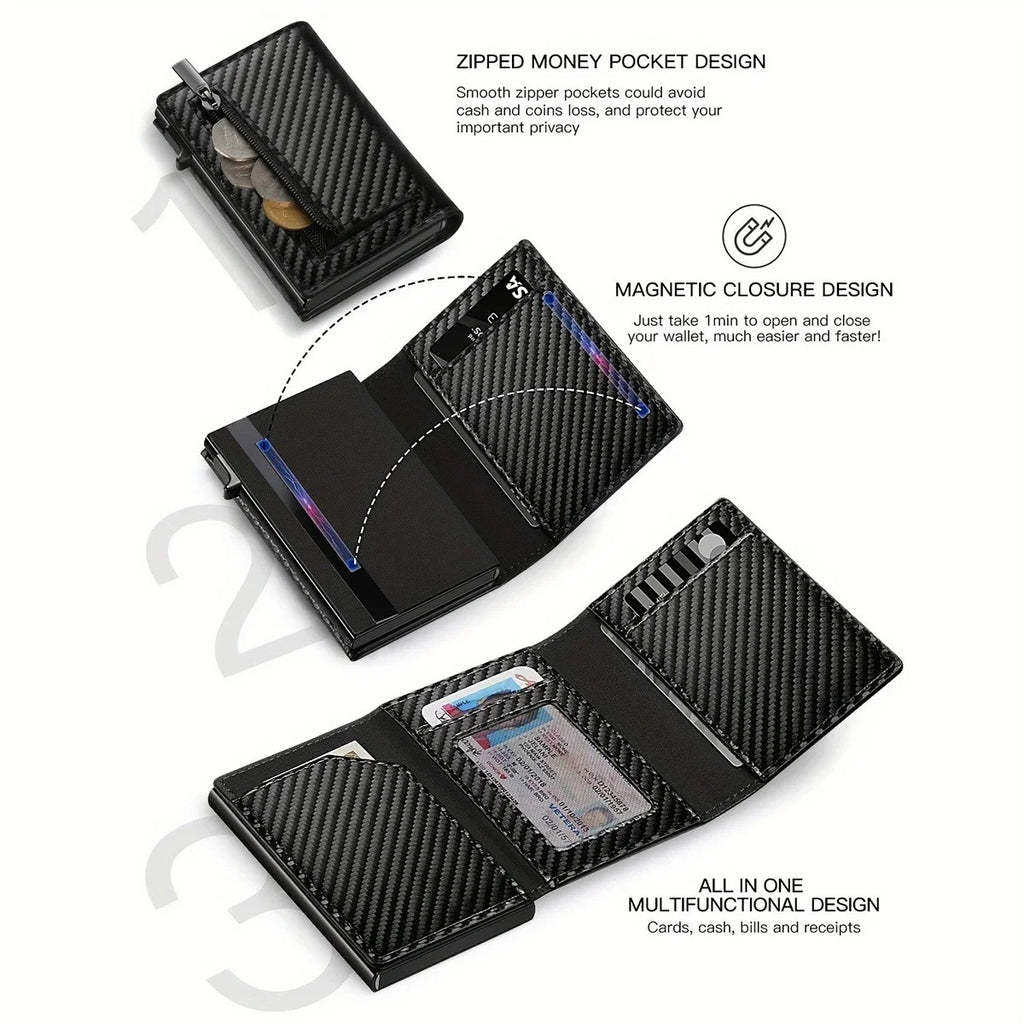 Credit Card Holder with AirTag Holder