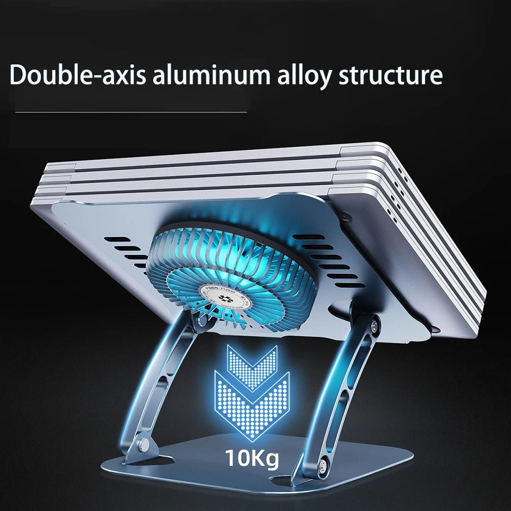 Laptop Stand with Built-in Cooling Fan