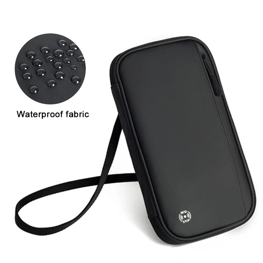 RFID-Safe Travel Passport Holder