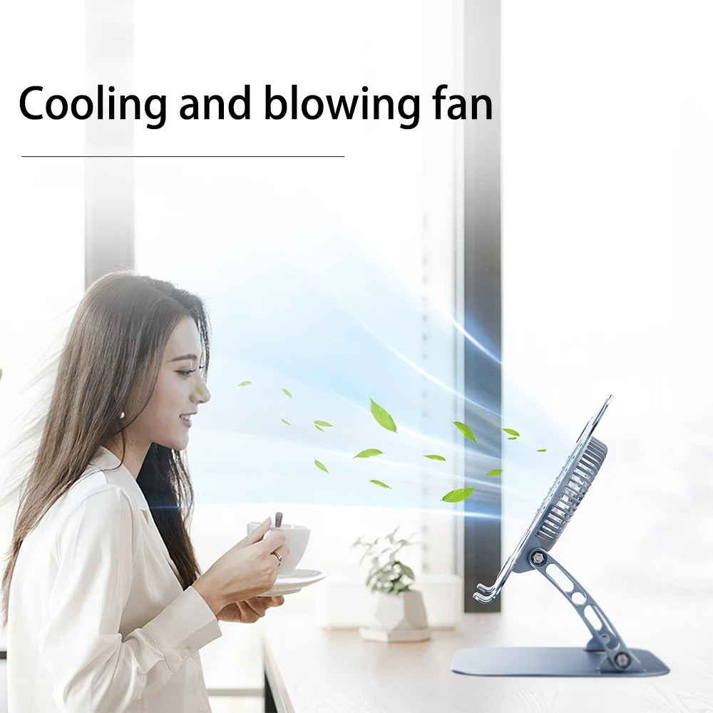 Laptop Stand with Built-in Cooling Fan