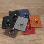 Slim Minimalist Leather Wallet with AirTag Holder