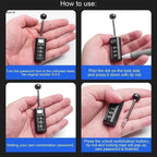 3-Digit Combination Luggage Padlock