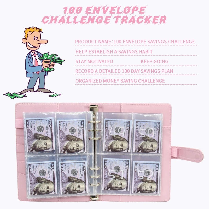 100 Envelope Savings Challenge Binder